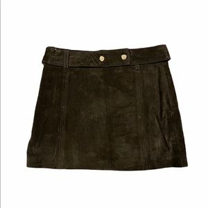 Zara suede black skirt sizeM
